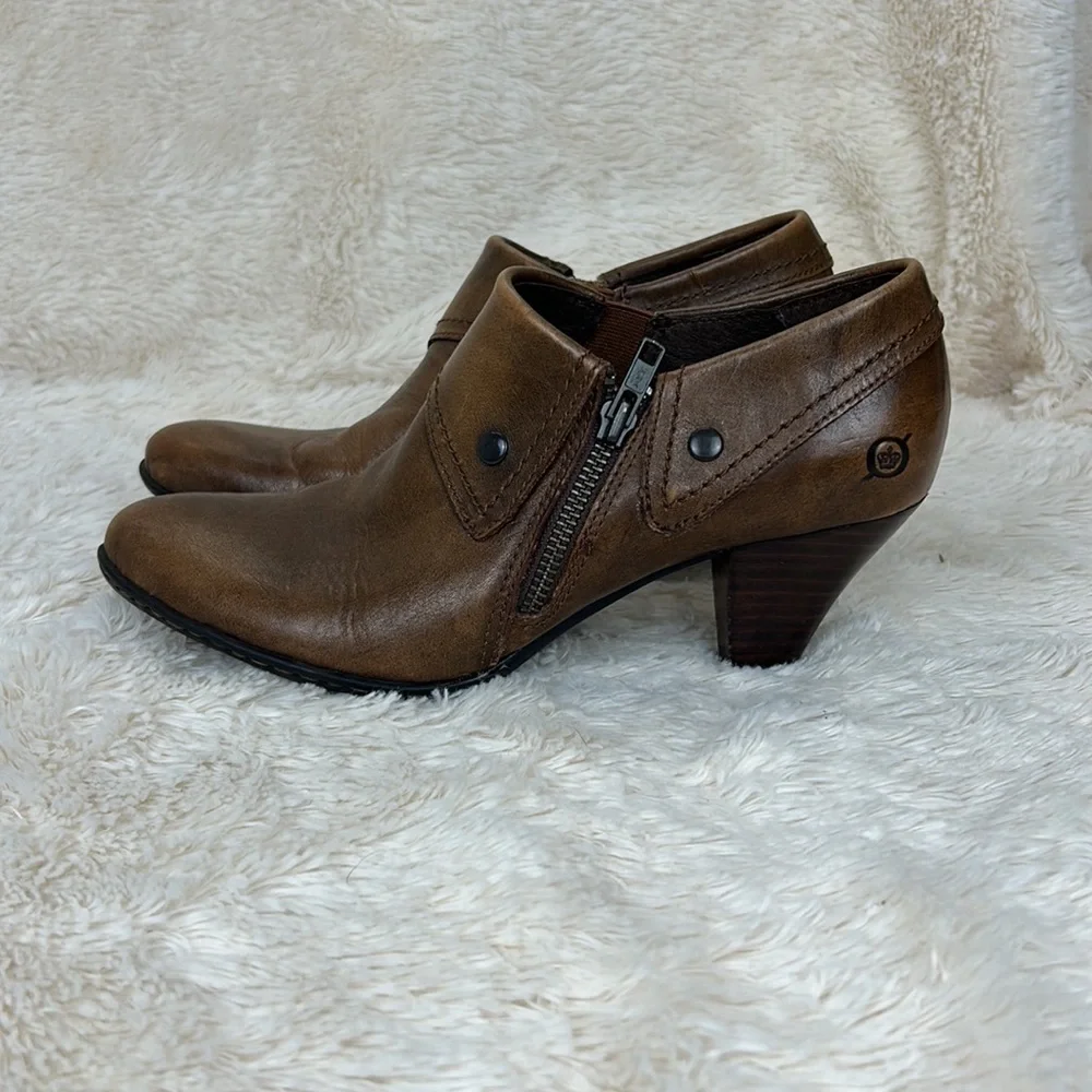 Born Tanya brown ankle boots-8.5